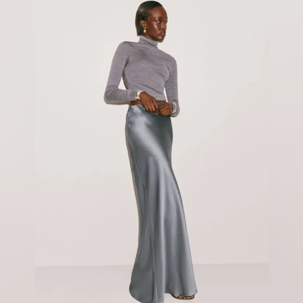 Reformation Bella Silk Skirt